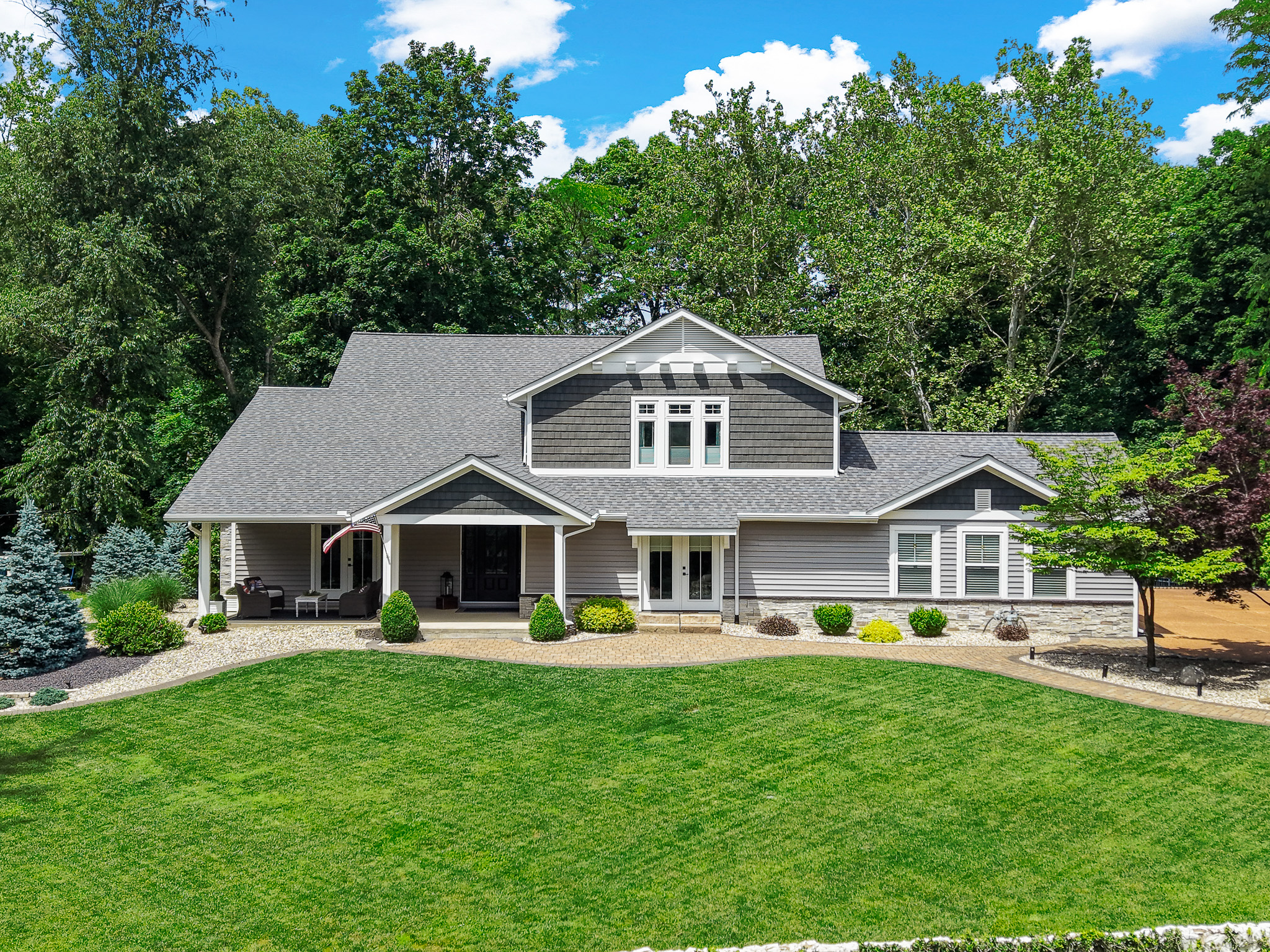 PropertyFlix edited blue-sky exterior